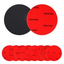 PEUTIER 8pcs Bowling Ball Sanding Pads - 8 Grits, 5" Abralon Resurfacing Kit