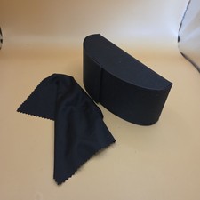 Prada Black Sunglasses Case Magnetic Closure NICE Large Protection Oversized