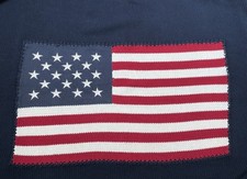 Classic American Flag Knit Throw Blanket 1776 Commemorative Flag 56 X 72