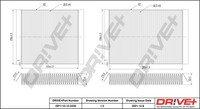 Dr!Ve+ DP1110.12.0236 Filter, Innenraumluft FüR CitroËN,Ds,Peugeot