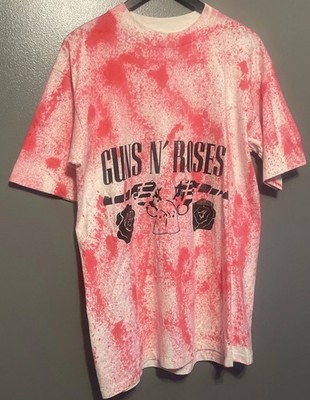 Vintage 1991 Guns N Roses Skid Row LIVE Band Concert Shirt Single Stitch Size XL