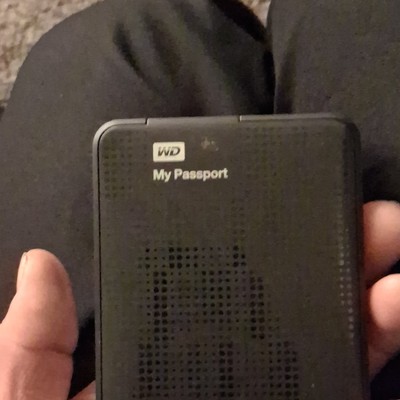 WD My Passport External Drive 2.5in USB HDD Black WDBY8L0020BBK-01.  1TB