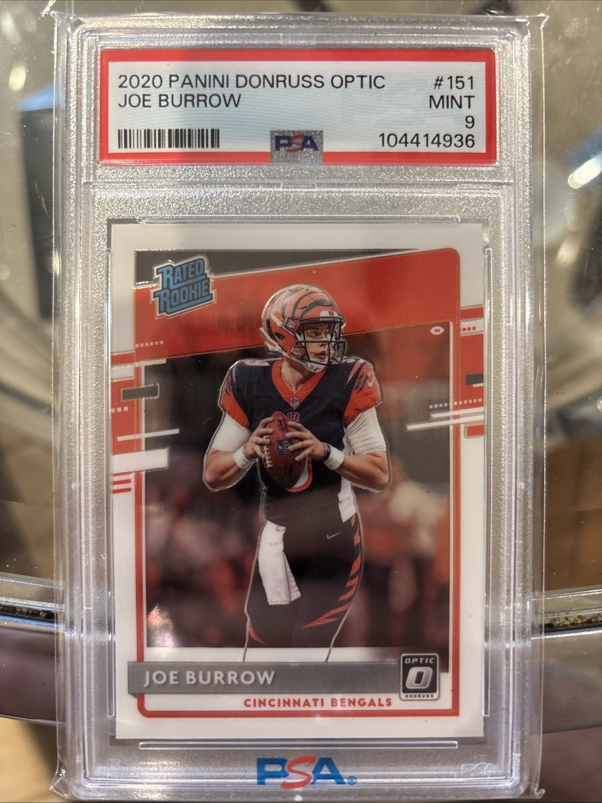 2020 Panini Donruss Optic - Rated Rookies Joe Burrow #151 (RC)