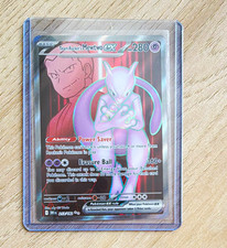 Team Rocket's Mewtwo ex 213/182 Sv10 Destined Rivals Full Art Holo UR 280HP