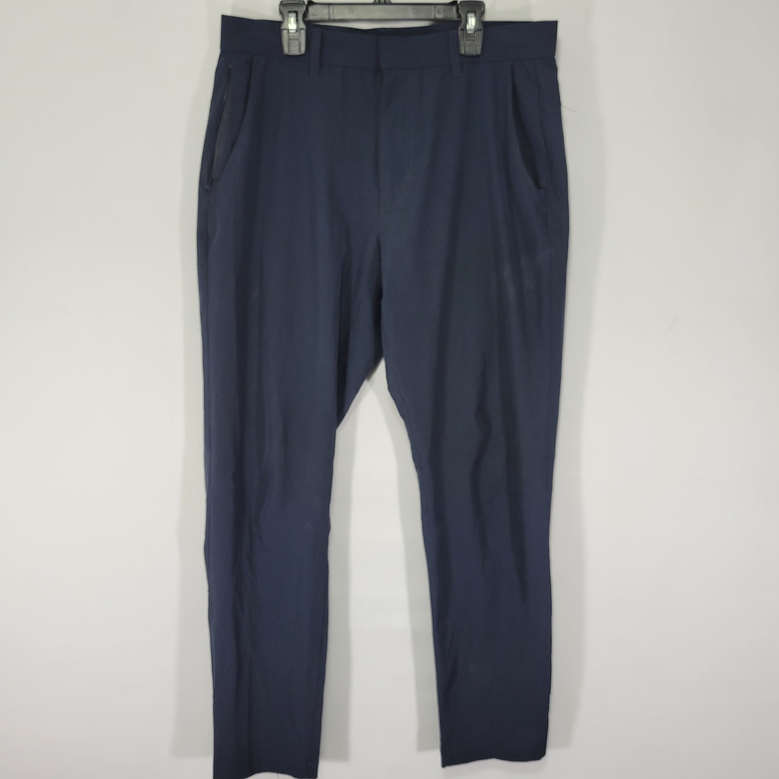 Fabletics Men's Polyester Pants Navy Blue Active … - image 1
