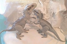 2 Jurassic World Indominus T-Rex Dinosaur Action Figures with Sound And Light