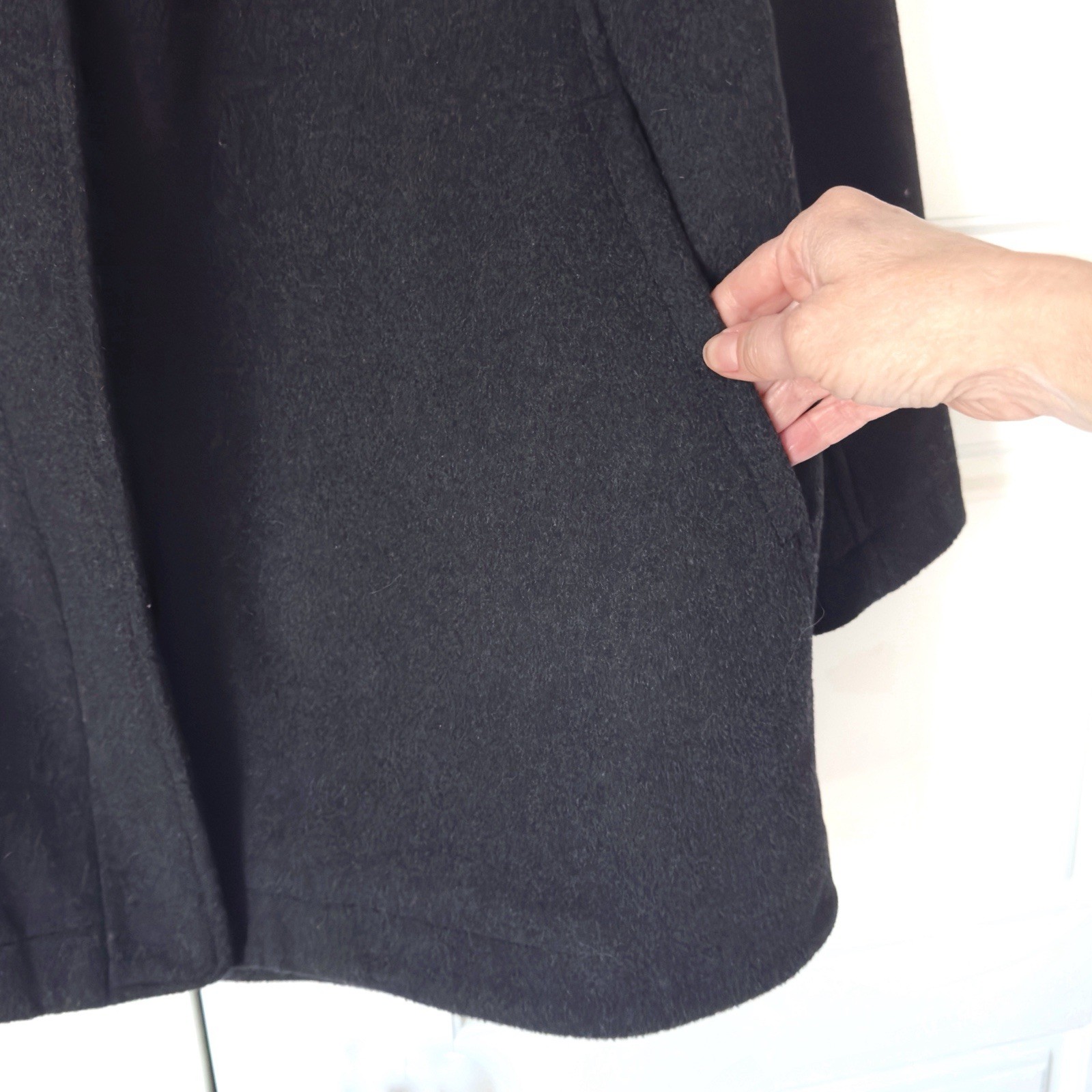 Pendleton Wool Coat Womens Large Gray Cascade Wat… - image 4