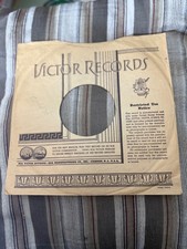  155 VICTOR Record Sleeve Only 78 Rpm 10 Inch 1938 AS IS 