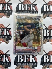 2021 Bowman Chrome #BCP-243 Nick Yorke Prospects Speckle Refractor #/299 SN