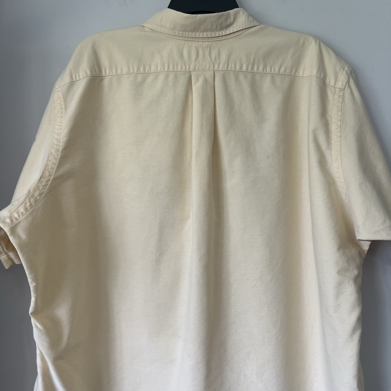 Polo Ralph Lauren camicia vestibilità classica XL gialla manica corta classica pony estate