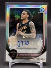Jaylon Tyson 2025-26 Bowman Chrome Auto Refractor Cavaliers #/499