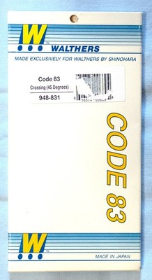 Walthers HO H0 Kreuzung 45° Code 83 Art. Nr. 831 NEUWARE
