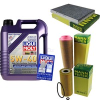 Inspektionspaket 5L Liqui Moly 5W-40 FüR Mercedes A-Klasse W168 Vaneo 414 1.7