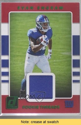2017 Panini Donruss Rookie Threads Green Evan Engram #10 READ 2r7
