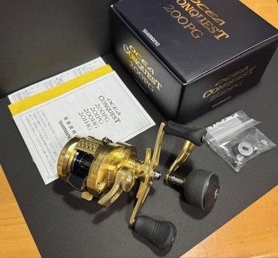 Shimano 23 Ocea Conquest 200PG Baitcasting Reel Used Saltwater