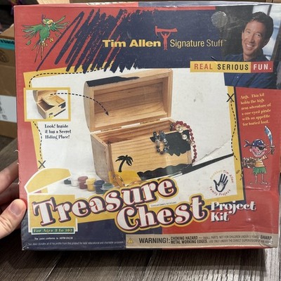 NEW & SEALED Tim Allen Signature Stuff Treasure Chest Project Kit - Arts Crafts