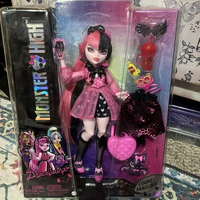 Monster High Draculaura And Count Fabulous Generation 3 Doll New NIB