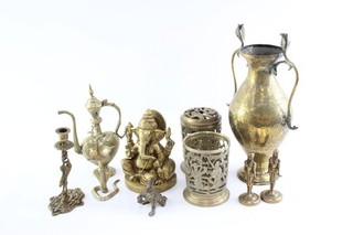Vintage Brass Ware South & East Asian Collection Inc Figurines 6608g