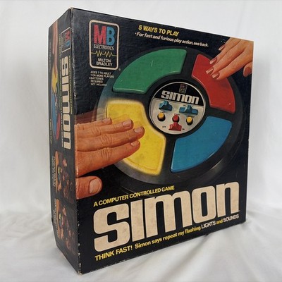 Milton Bradley Simon Game 1979 Electronic, Includes Box Instructions