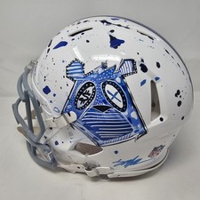 PEYTON MANNING Signed King SALADEEN 1/1 PAINTED 2020 Colts Helmet Fanatics Cert