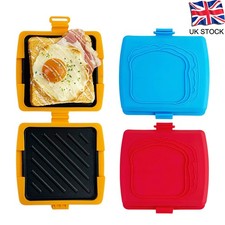 Microwave Toastie Maker Mico 2 Microwave Sandwich Press Toaster Breakfast UK