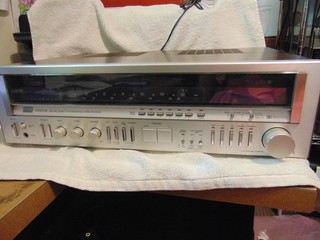 Sansui #8900ZDB Vintage Stereo Receiver Wood cabinet No Reserve
