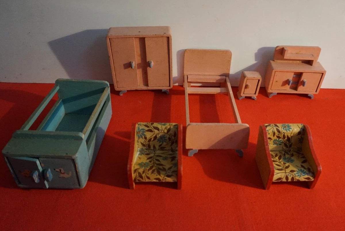 Letto A Castello In Miniatura Per Casa Delle Bambole – Mobili In Legno Scala 1:12 - 3