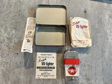 Vintage Scripto Vu Lighter | Tidewater Oil Company | New in Case - RARE