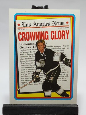 Wayne Gretzky 1990-91 Topps #3 Hockey Card