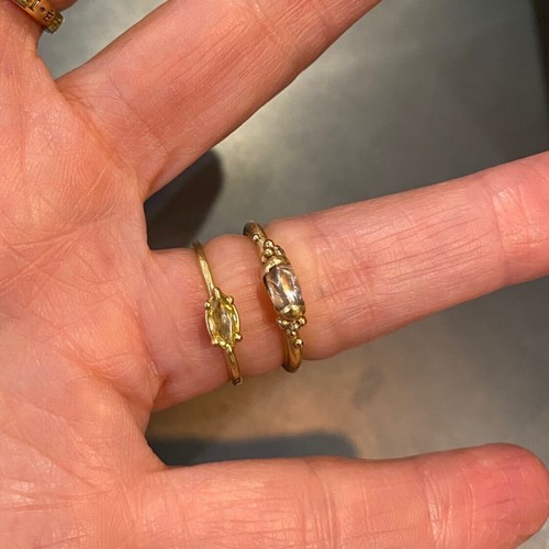 Ring von Rebecca Overmann Neu Gold Diamond Diamant 52/53 ä Vanrycke Polly Wales - 第 5/6 張圖片