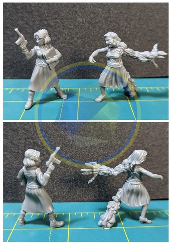 Dunwich Nightgaunts x2 Arkham Horror Cthulhu Lovecraft 28mm Adaevy Creations - Imagen 3 de 3