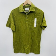 Goodfellow  Co Mens Small Regular Fit Short Sleeve Slub Jersey Polo Shirt 2294