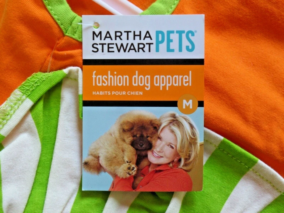 Vestido fantasia de abóbora Halloween fofo roupa de cachorro Martha Stewart PETS moda M - Imagem 4 de 4