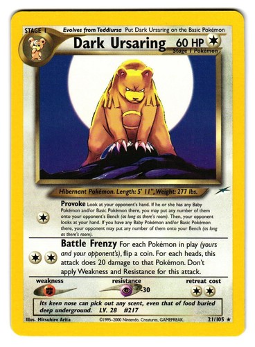 PSA 9 Dark Slowking 20/105 1st Edition Neo Destiny Pokemon | eBay