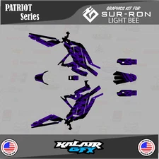 Graphics Kit for Surron Light Bee (All Years)  Patriot Series - Purple
