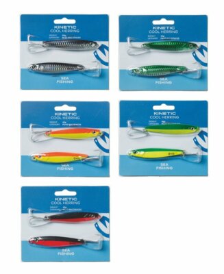 Kinetic Cool Herring Pilker 2er Pack 25g - 60g Küstenpilker Ostseepilker Dorsch