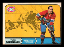 1968-69 OPC O PEE CHEE HOCKEY #162 Yvan Cournoyer HOF EX-NM Montreal Canadiens