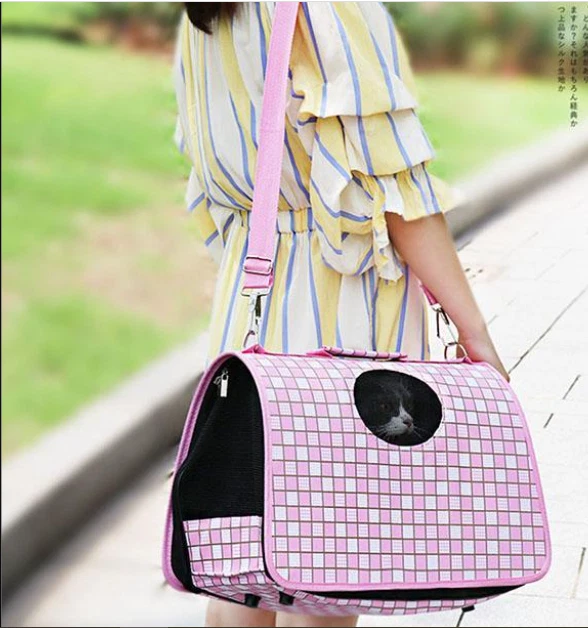 Portable Pet Dog Backpack Breathable Cat Carrier Bag Airline Approved Transport - Image 3 of 4