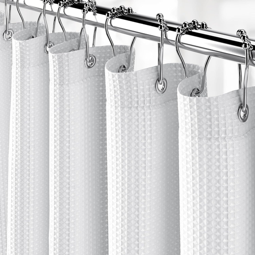 Shower Curtain for Bathroom White Hotel Style Shower Curtains with