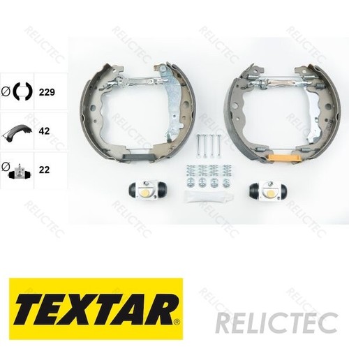 Rear Brake Shoe Set for Renault Dacia Nissan LadaClio IV 4,LOGAN