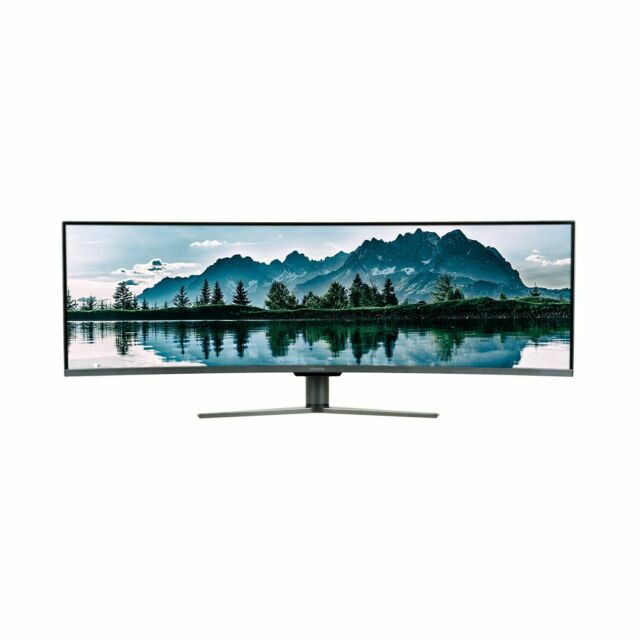 ElectrIQ EIQ49SUWD144FSHQ 49 Inch Widescreen QLED Curved Monitor