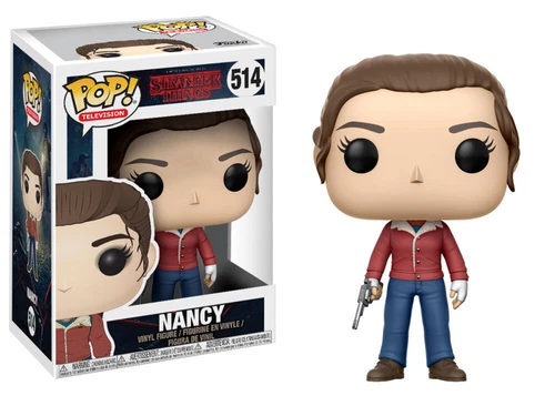 Funko Pop! Vinyl: Stranger Things - Nancy Wheeler (w/ Gun) #514