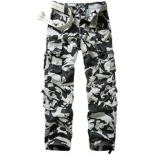 Military Camouflage BDU Cargo Army Fatigue Combat Pants