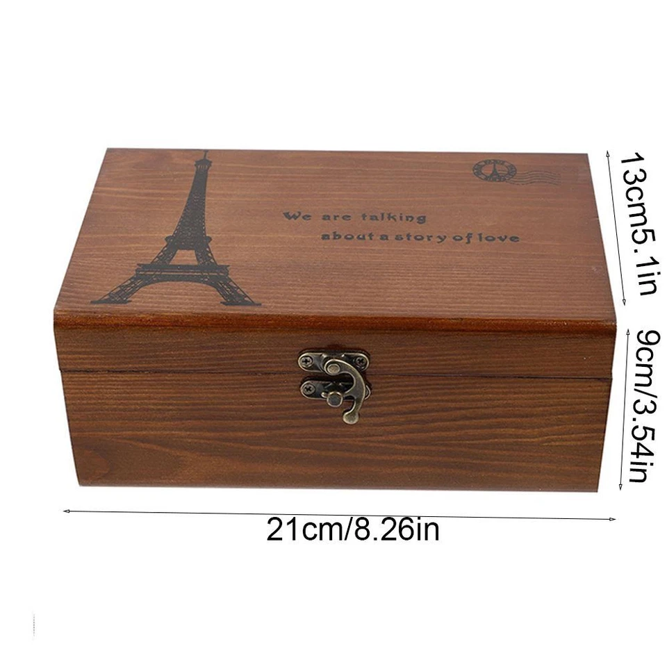 Sewing Kit Box Needle Thread Storage Case Wooden Box Sewing  Storage Case - image 2 of 4