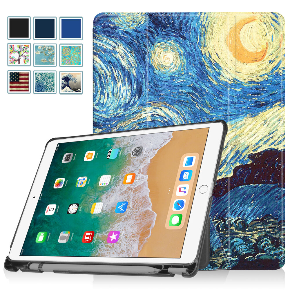 For Apple iPad Pro 10.5 Inch 2017 Case Cover with Built-in Apple Pencil  Holder