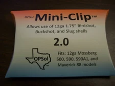 GENUINE OpSol Mini Clip Mini Shell Adapter 2.0 compatible w 12 ga Mossberg NEW 