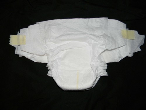 2 modified pampers swaddlers size(7) 35+Lbs with (double tabs) - Picture 2 of 5