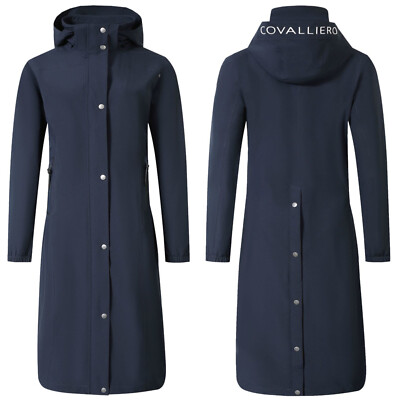 Covalliero Damen Regenmantel wasserdicht Wassersäule 10.000 mm dark navy FS 2025