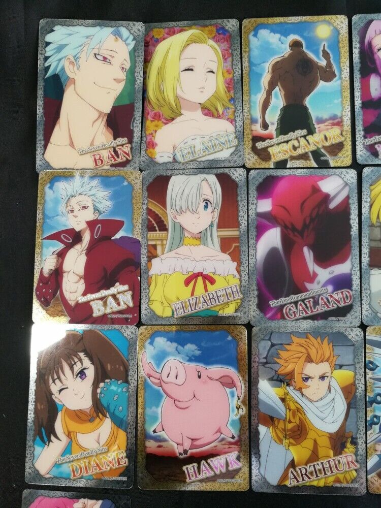 The Seven Deadly Sins Card Japanese Anime Manga Nanatsu No Taizai King  Diane 810