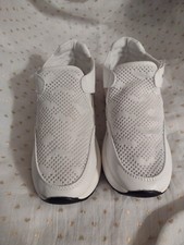 Fashion Brand Athletic Shoes White With Faux Lace 5.5